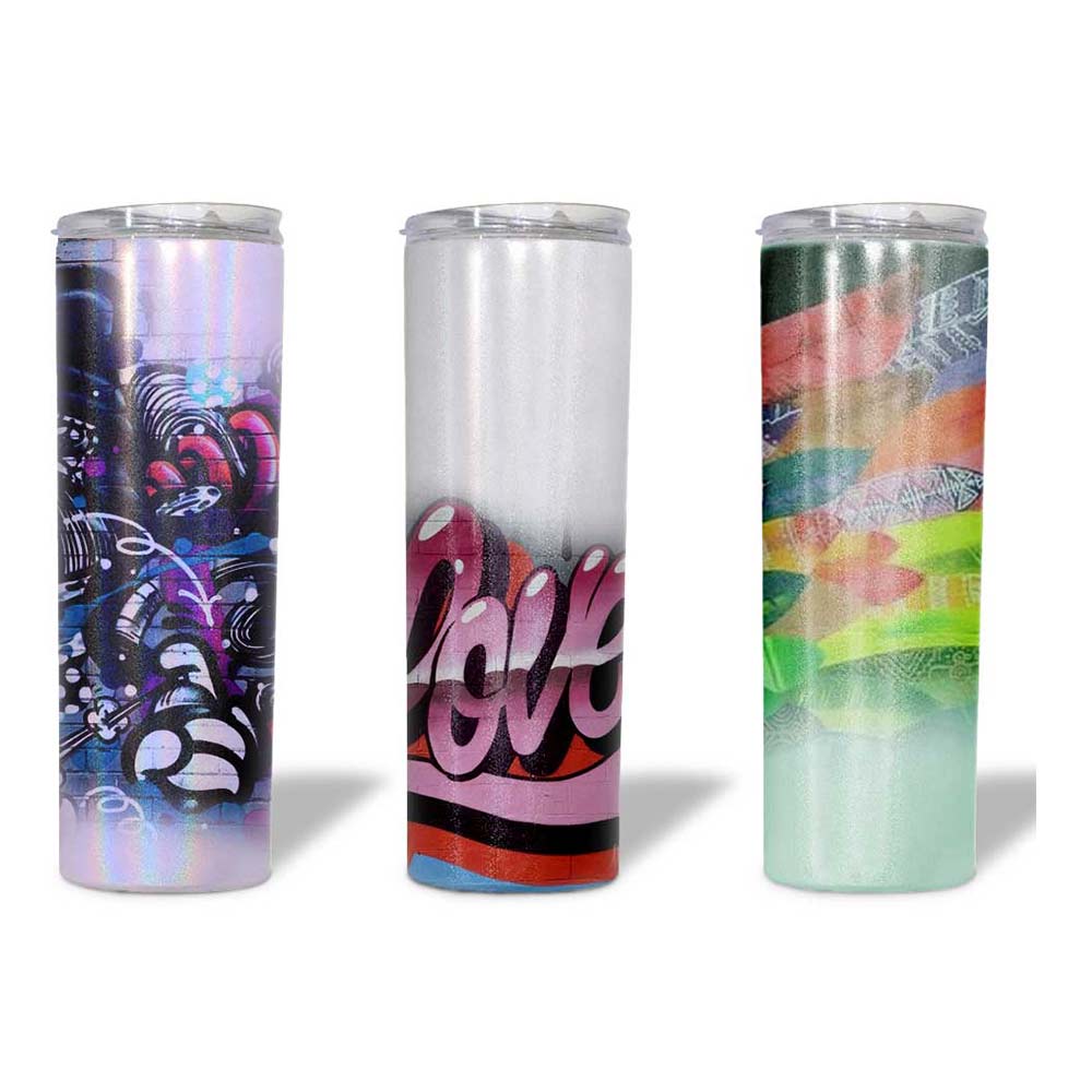Sublimation Tumbler Blanks 20 Oz | Glitter Tumblers | DIY Tumbler Printing 