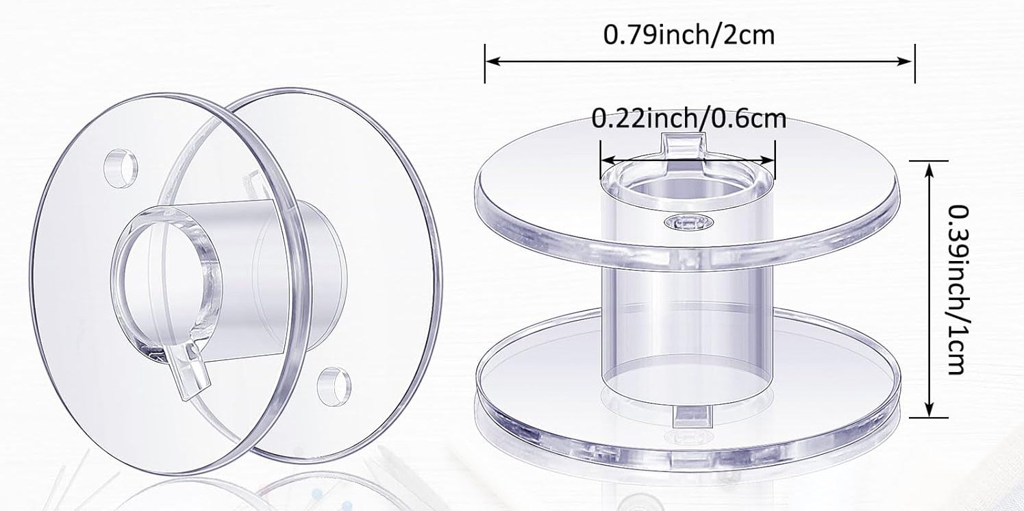 Class 15/A Bobbins for Sewing/Embroidery (10 Pack)