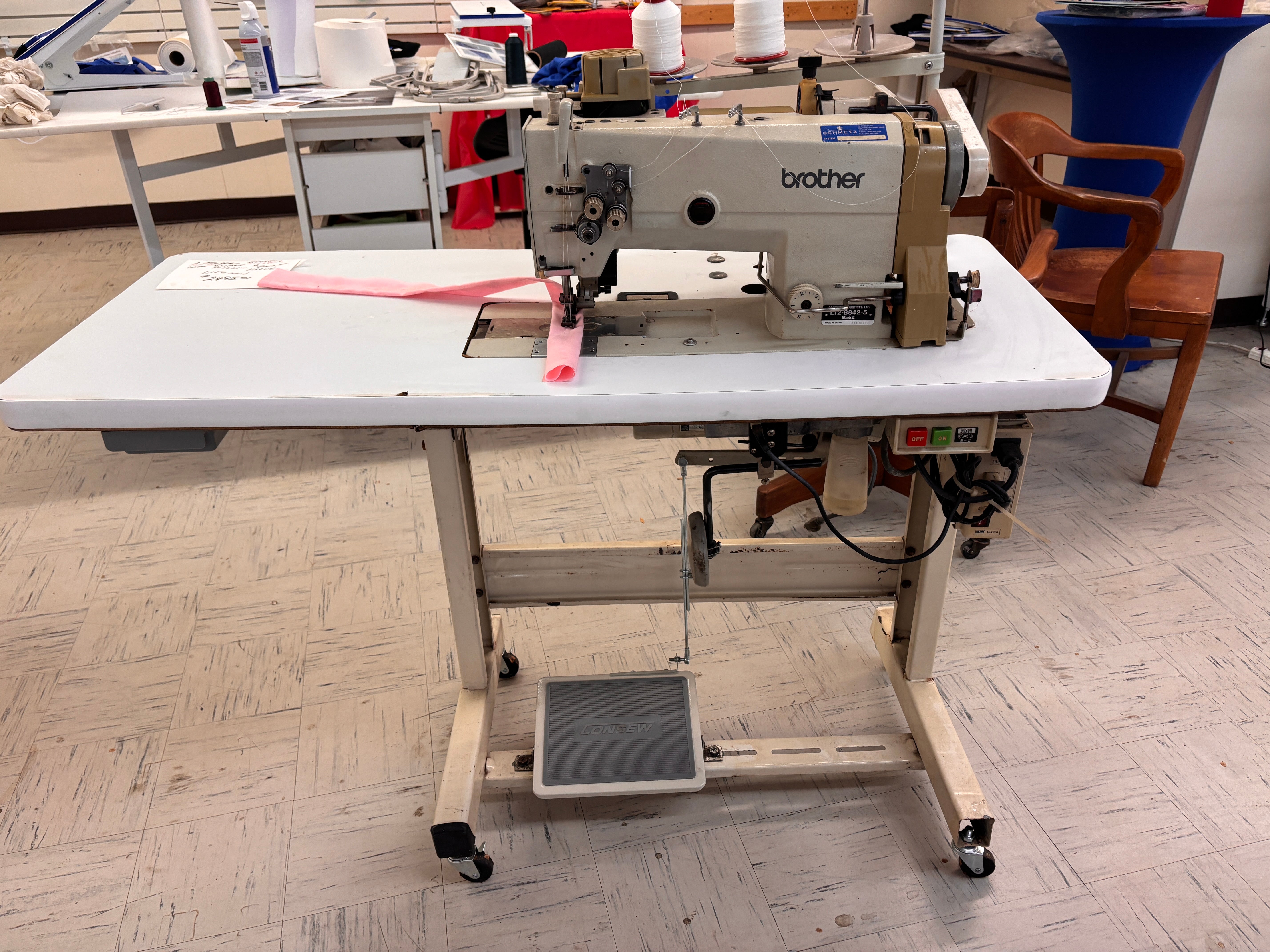 Used 2 Needle Brother LT2-B842-5