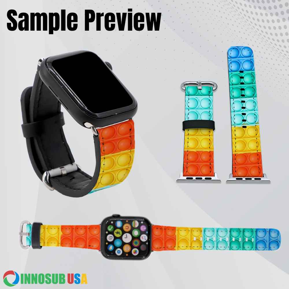 Sublimation Printing Watch Band Blanks Compatible with Apple Watch 38-45mm