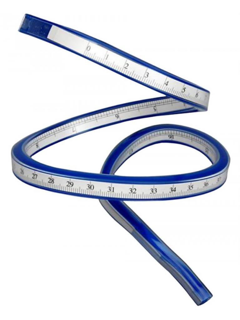 Taytools 504000 12 inch Flexible Curve Ruler Measuring Tape