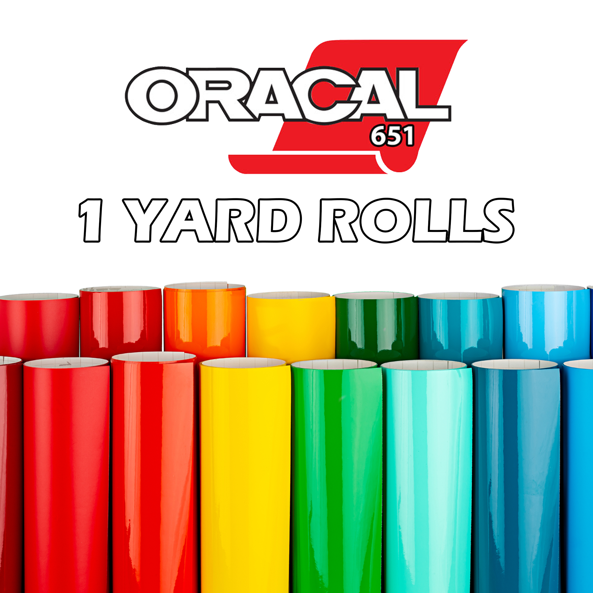 Oracal 651 Adhesive Vinyl Roll in the 15 Inch x 10 Yard Roll Size