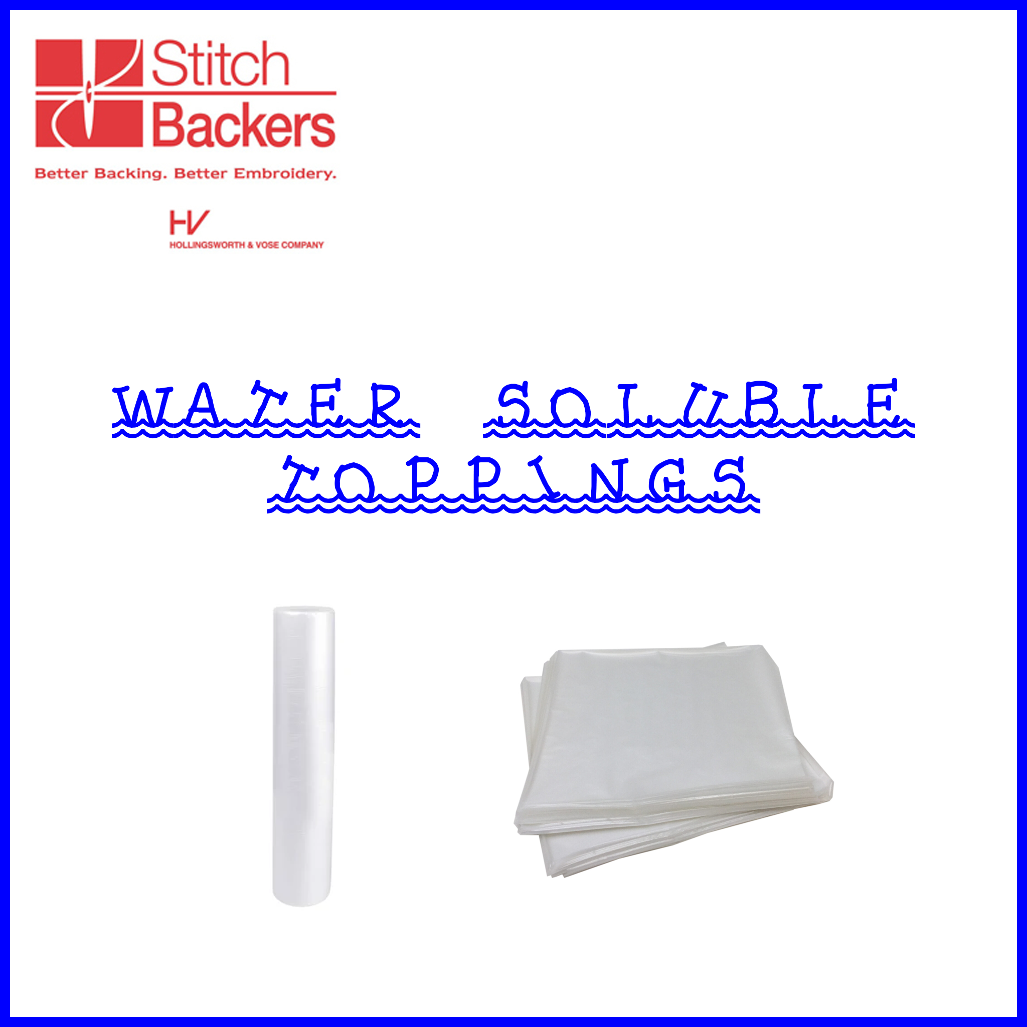 Water Soluble Topping - Floriani