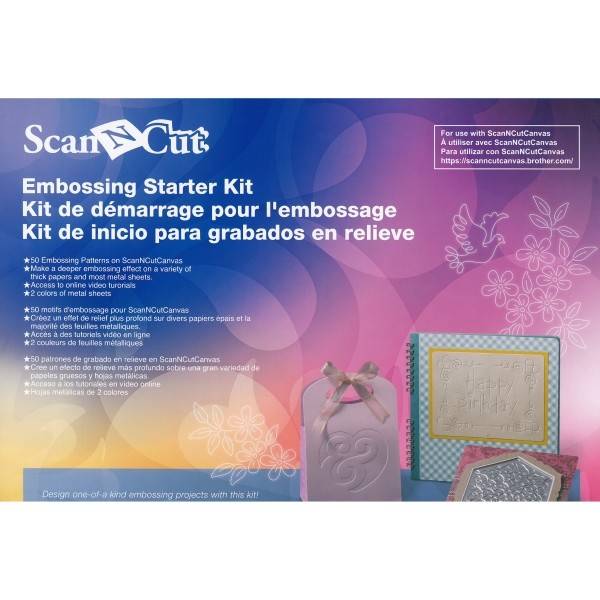 How To Craft With the Embossing Starter Kit and ScanNCut