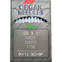ORGAN Industrial Ball Point Needle 80/12 #16X257-12B