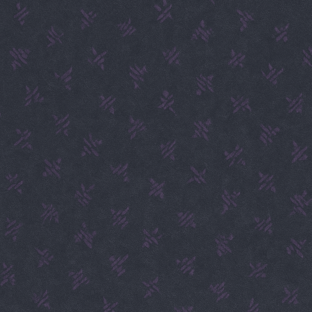 The Buggy Barn Yarn Dyes - Charcoal with Purple Stars (3-Yard Pack)