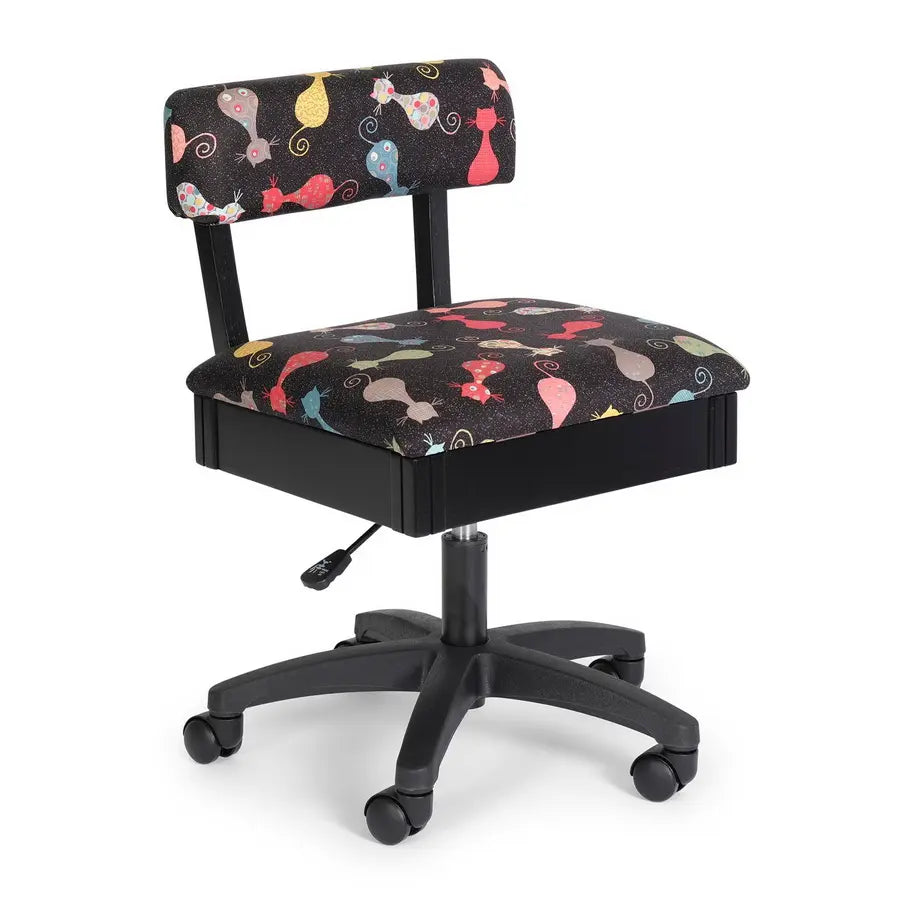 Black Cat's Meow Hydraulic Sewing Chair