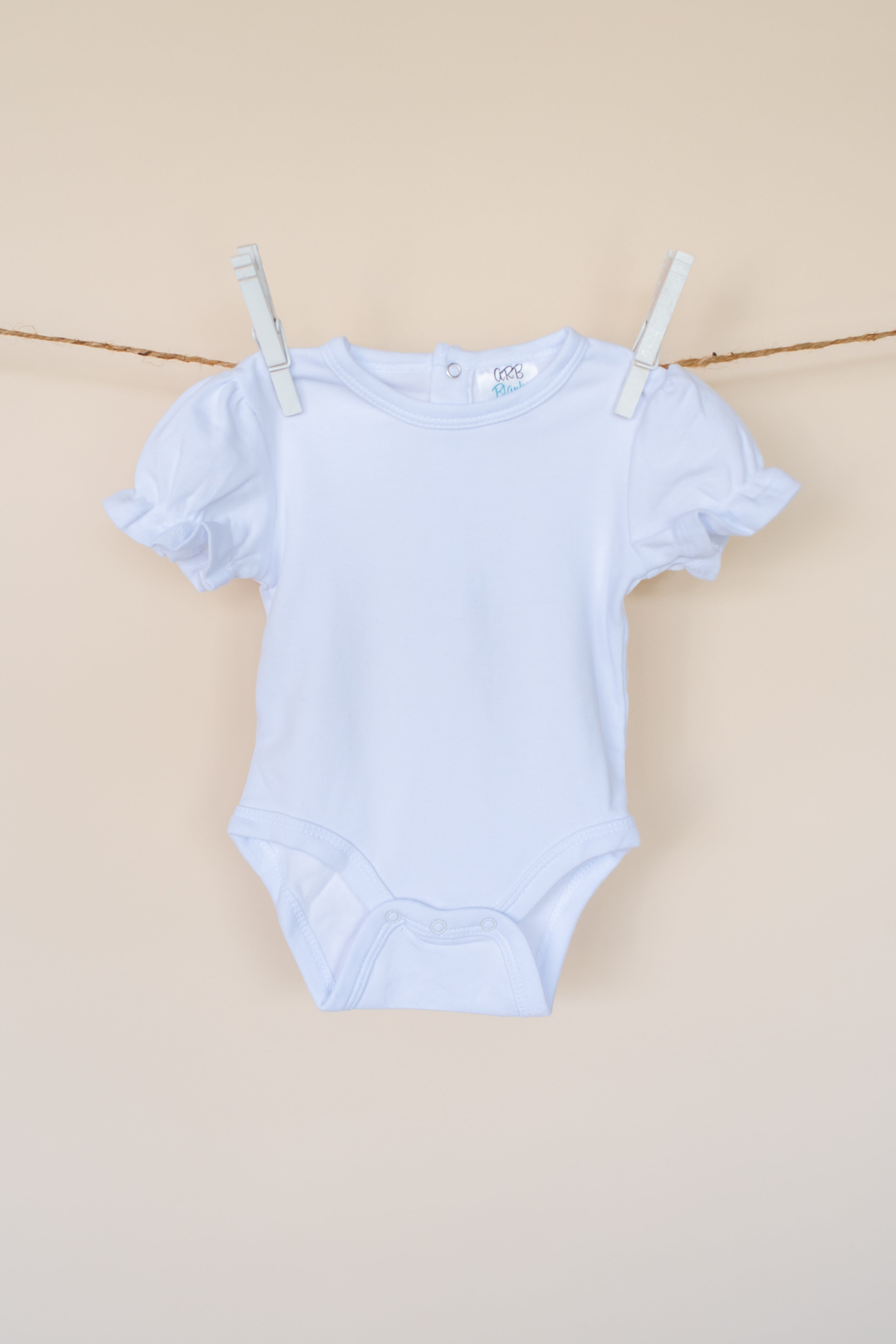 Girl's Short Sleeve Ruffle Bodysuit