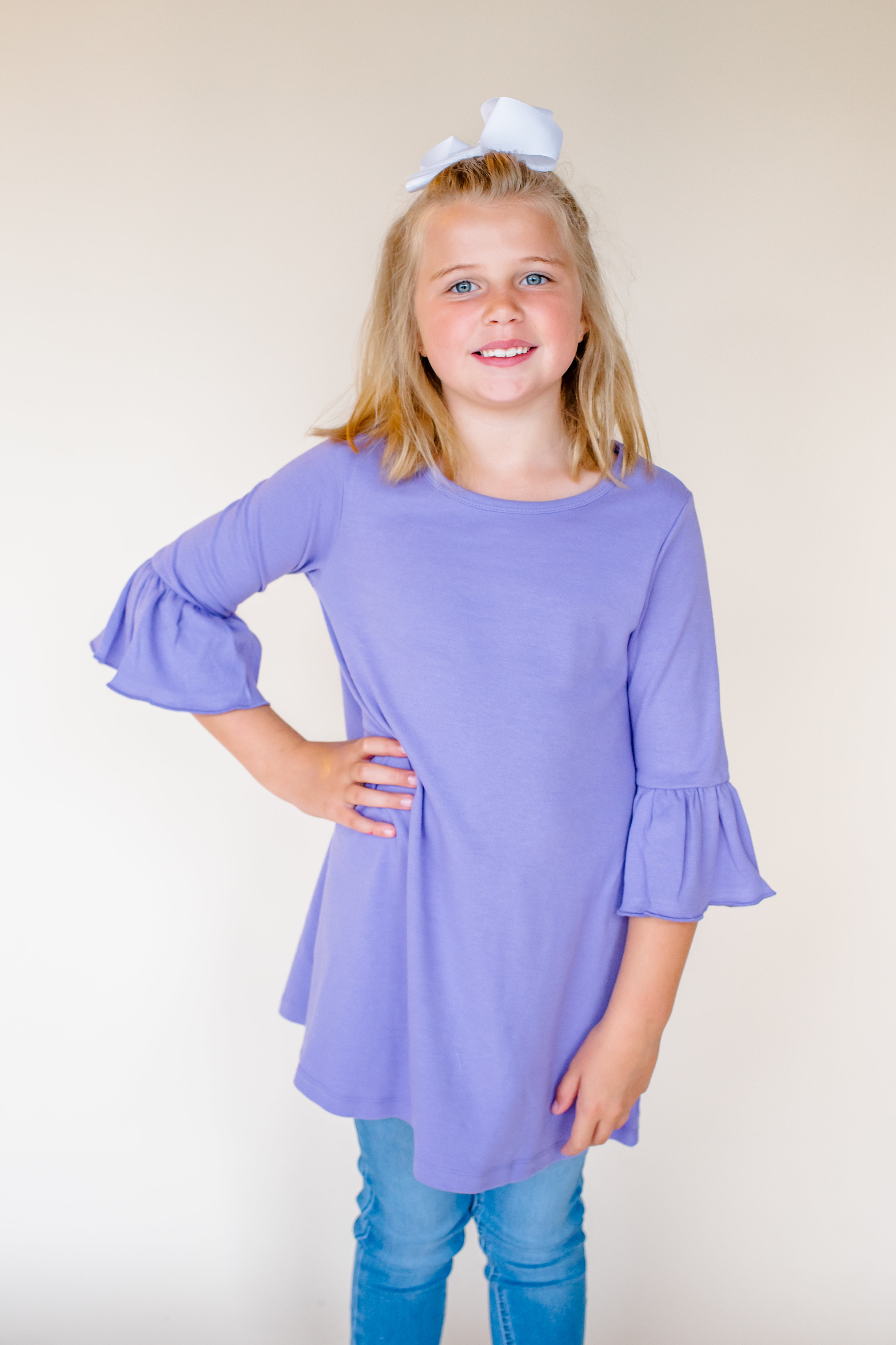 Girl's Bell Sleeve Tunics
