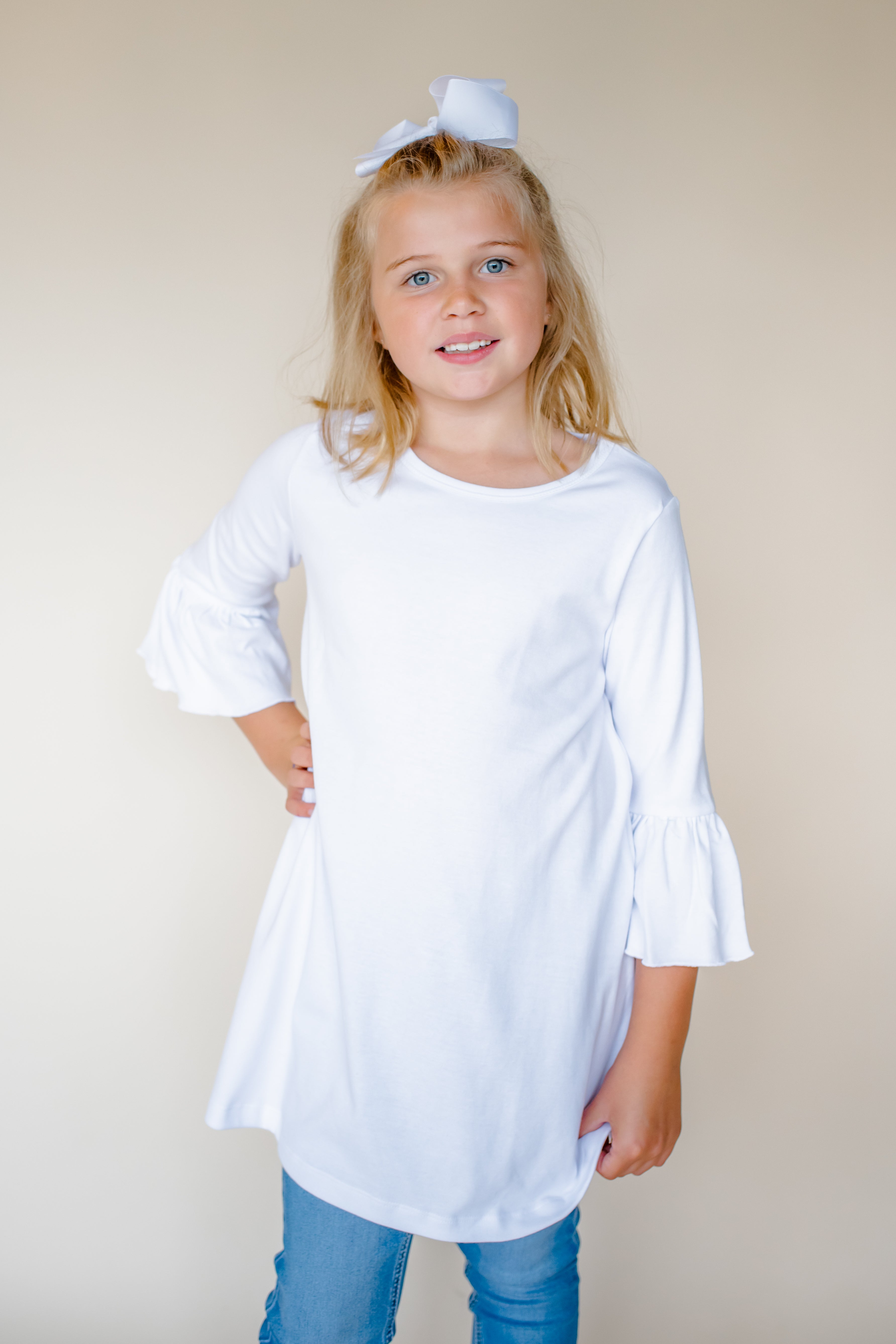 Girl's Bell Sleeve Tunics