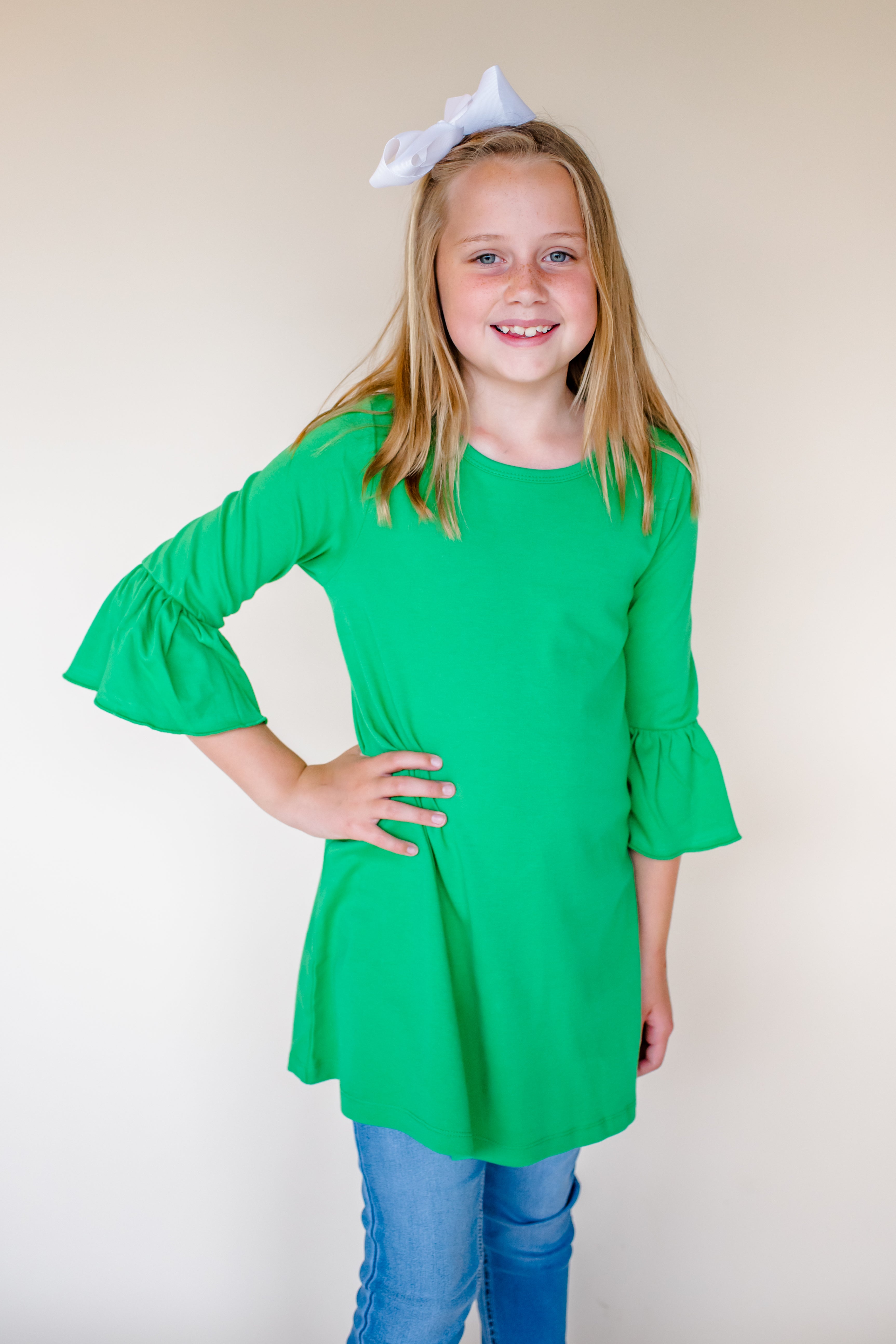 Girl's Bell Sleeve Tunics