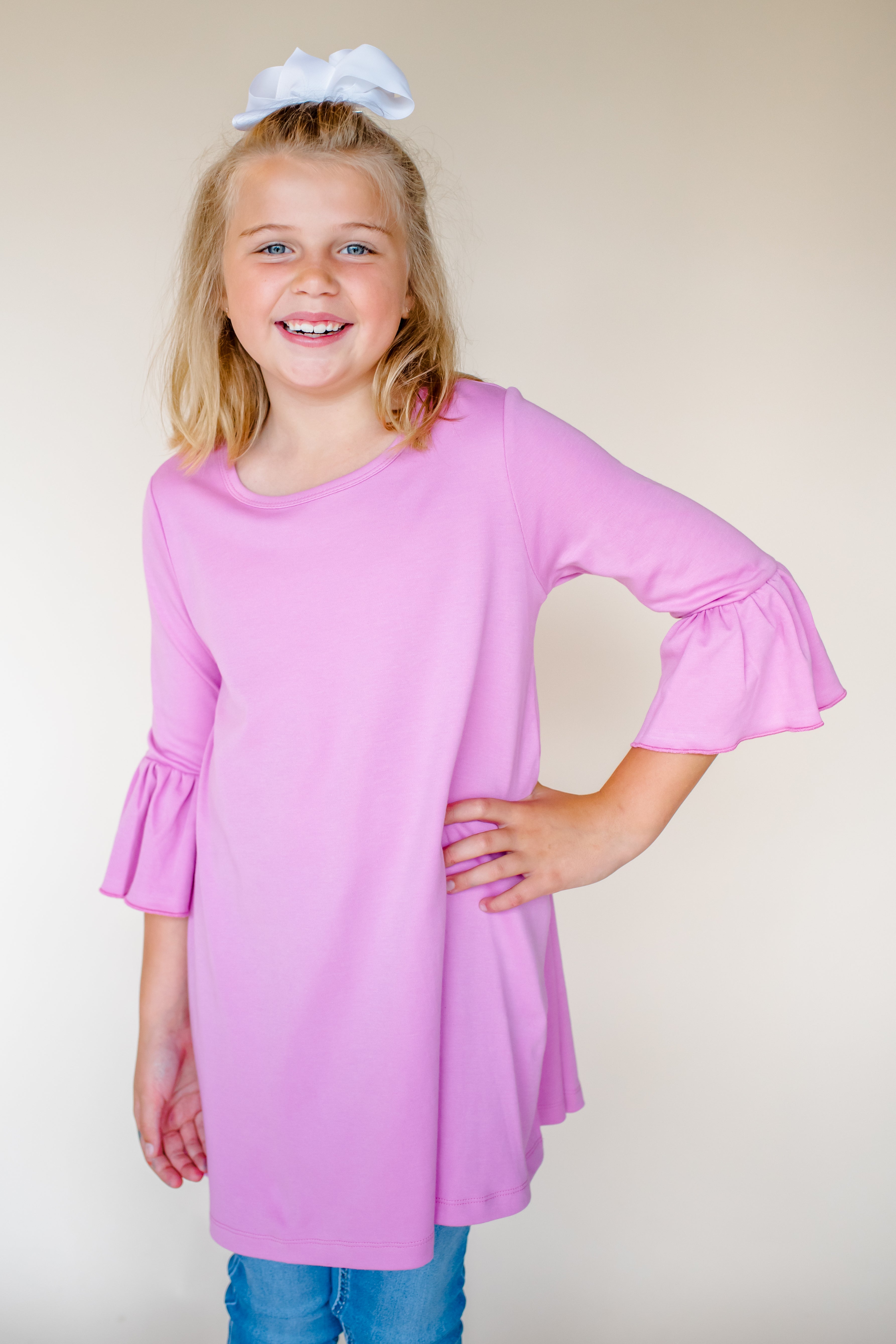 Girl's Bell Sleeve Tunics