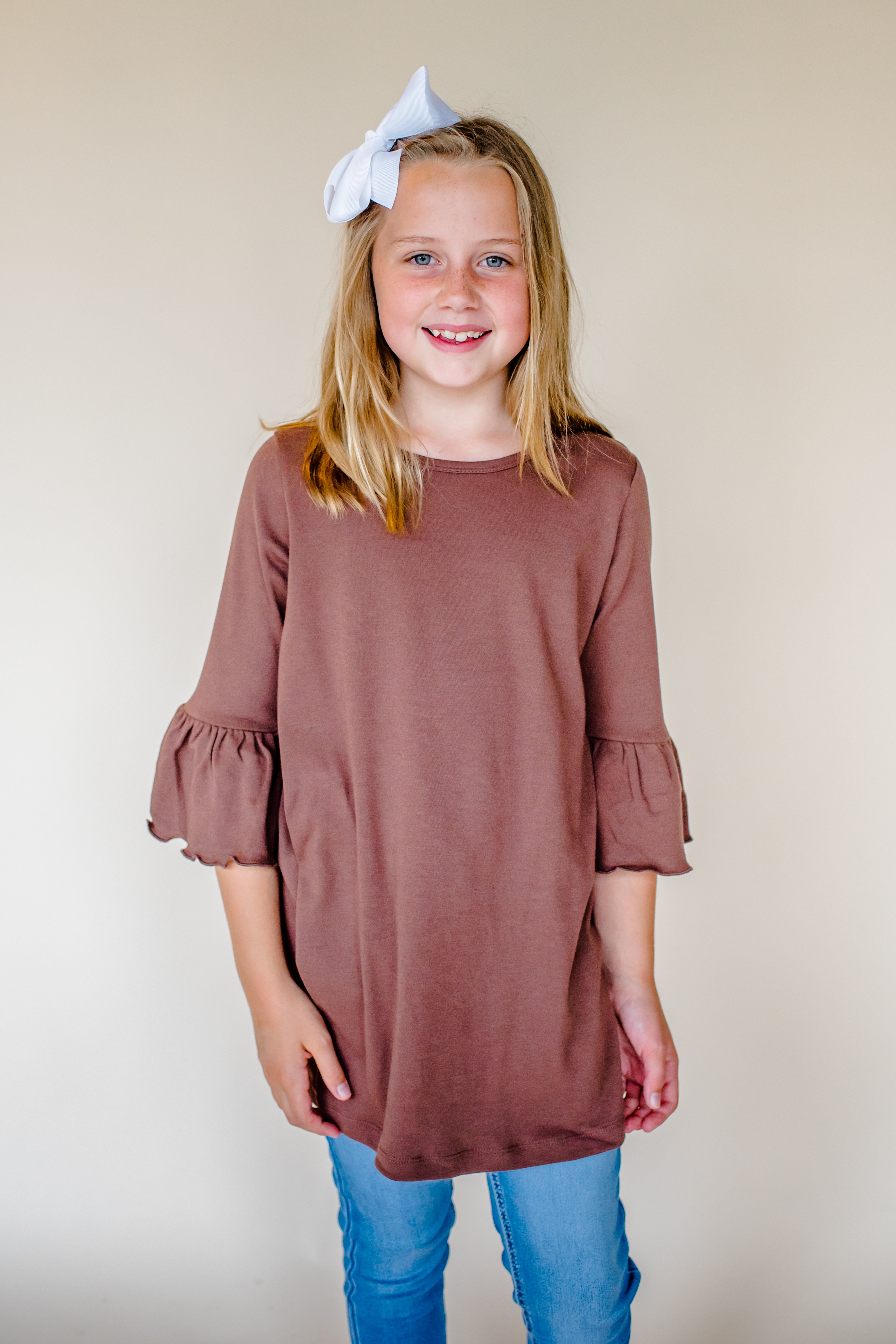 Girl's Bell Sleeve Tunics