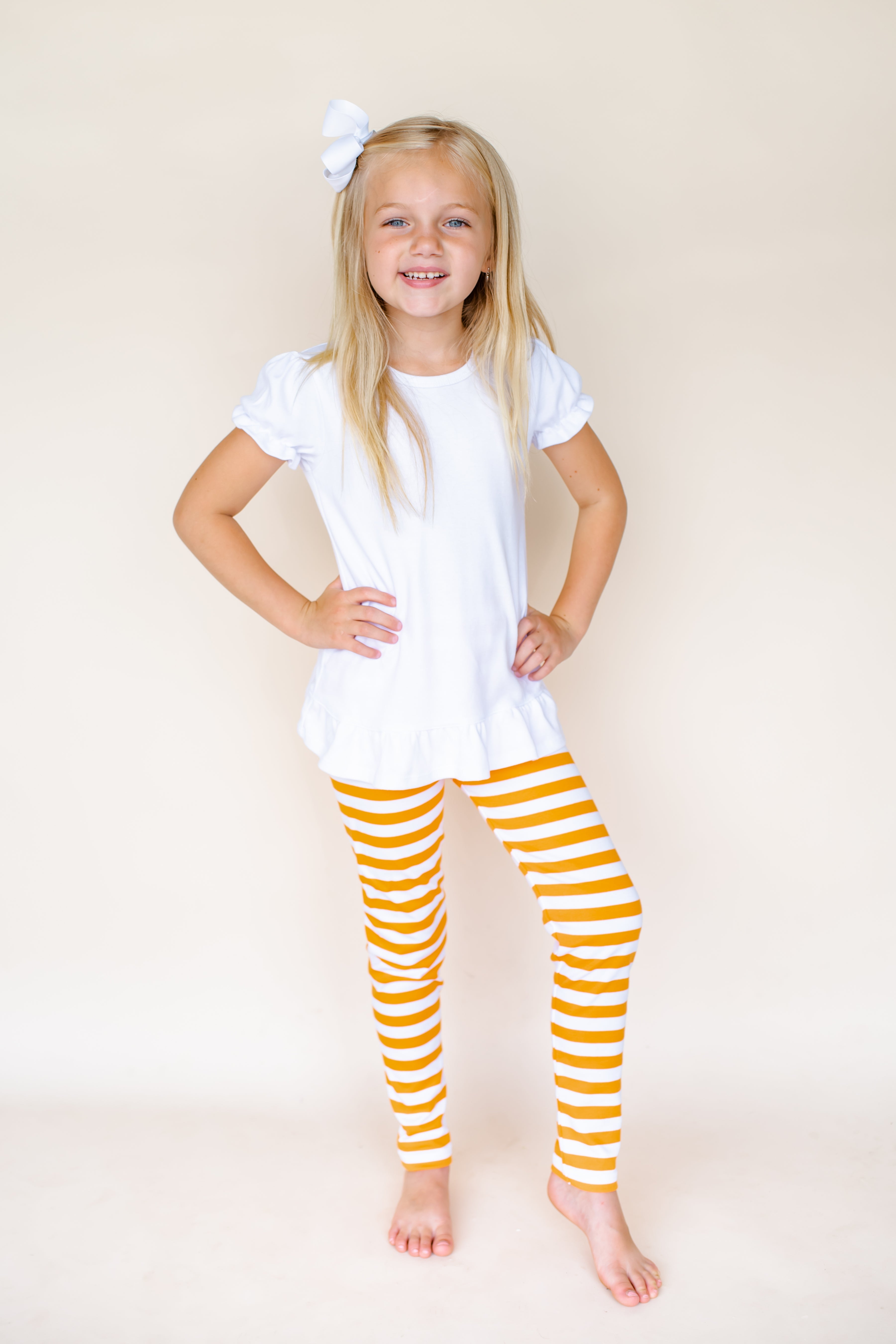 Unisex Striped Leggings