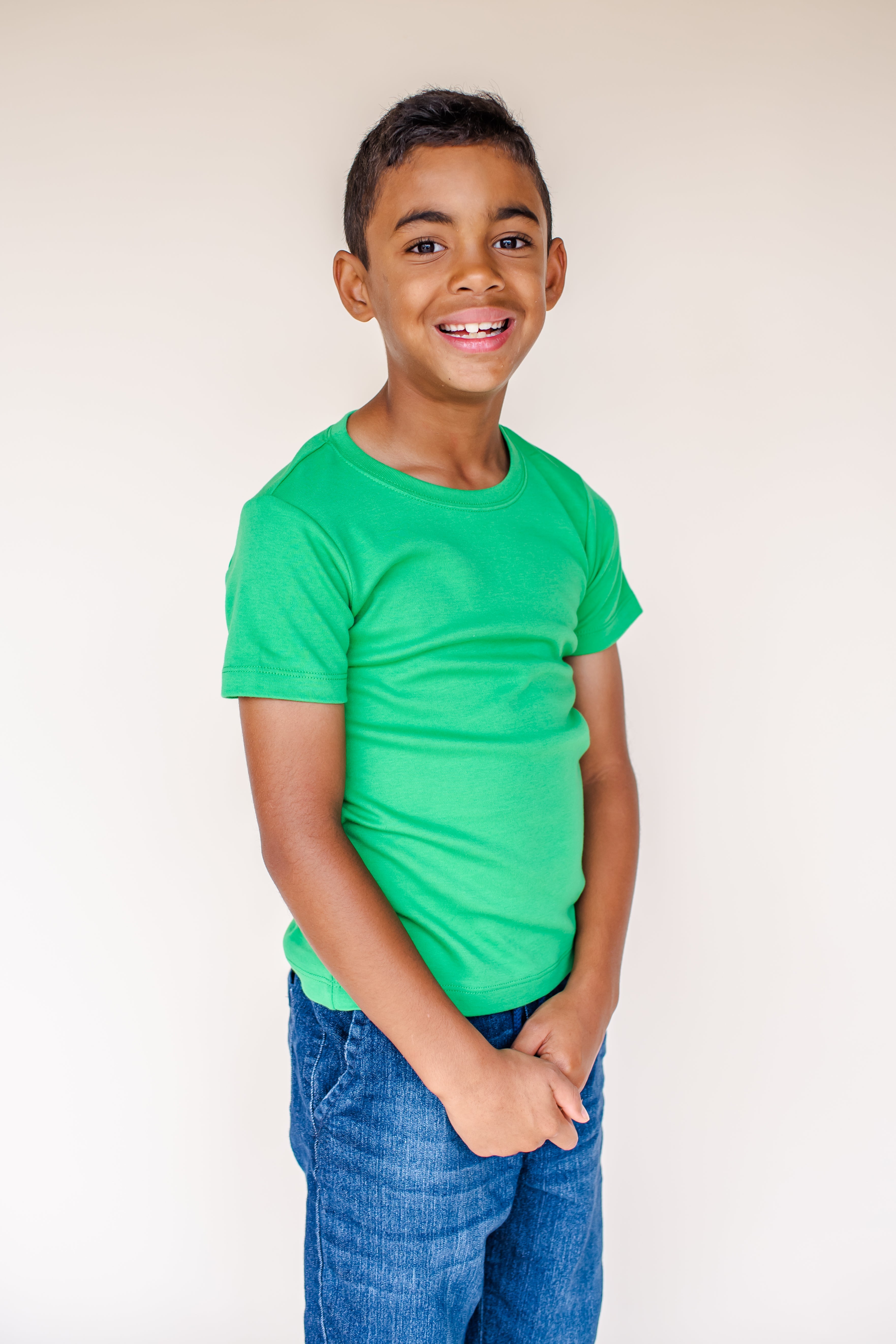 Boy's Short Sleeve Shirts (Colors)