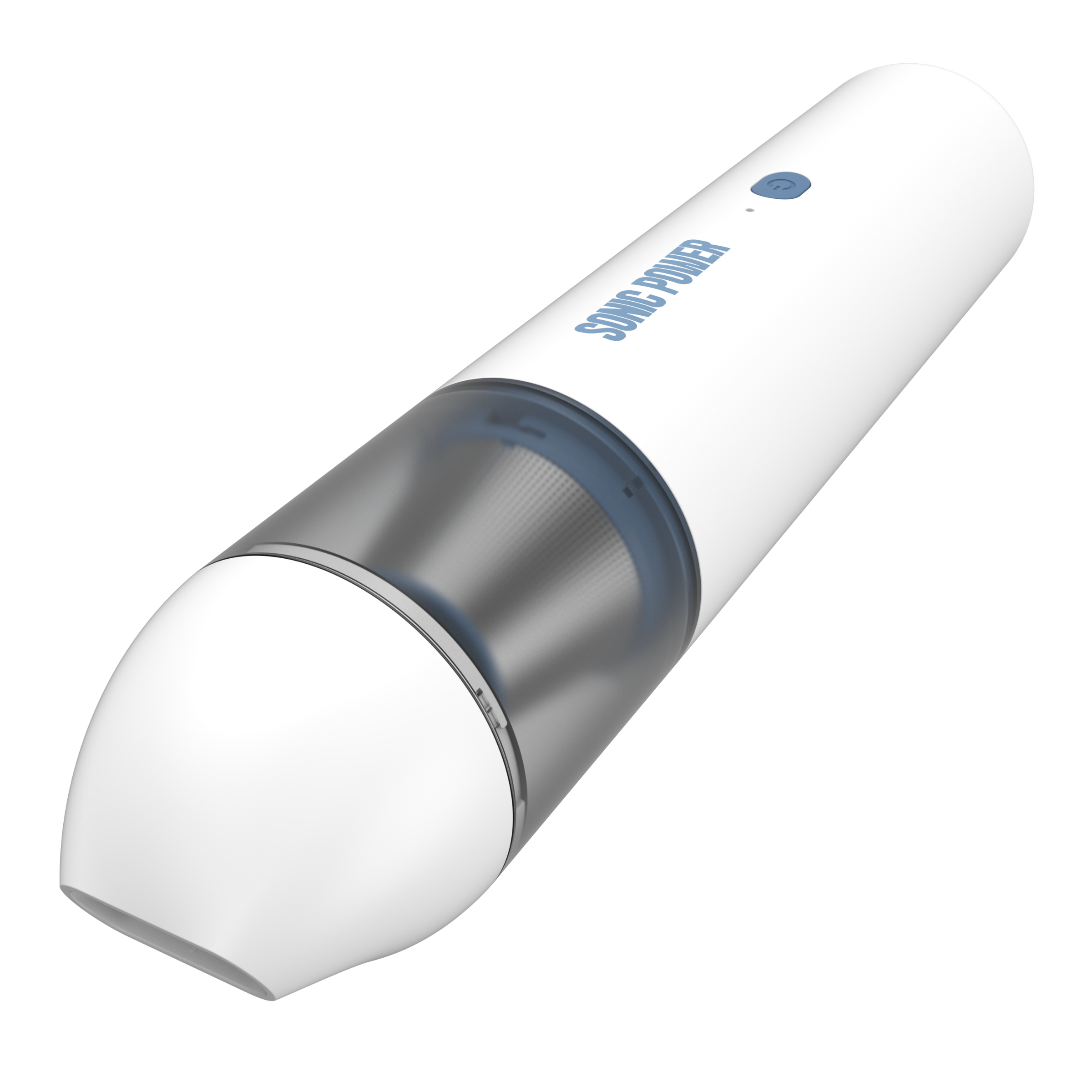 Sonic Power Mini Vacuum (White/Blue)