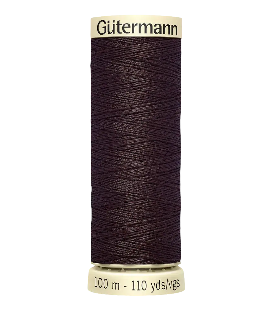 Gütermann Sew All Poly - 593 Seal Brown - 110yds