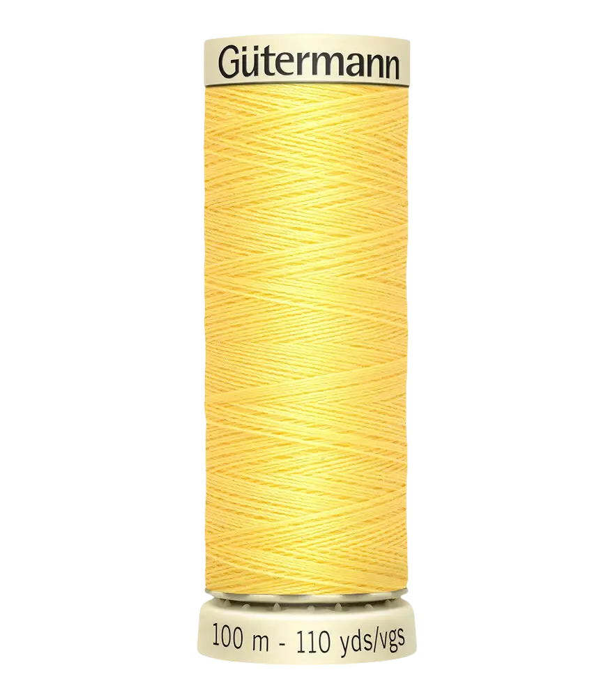 Gütermann Sew All Poly - 807 Lemon Peel - 110yds