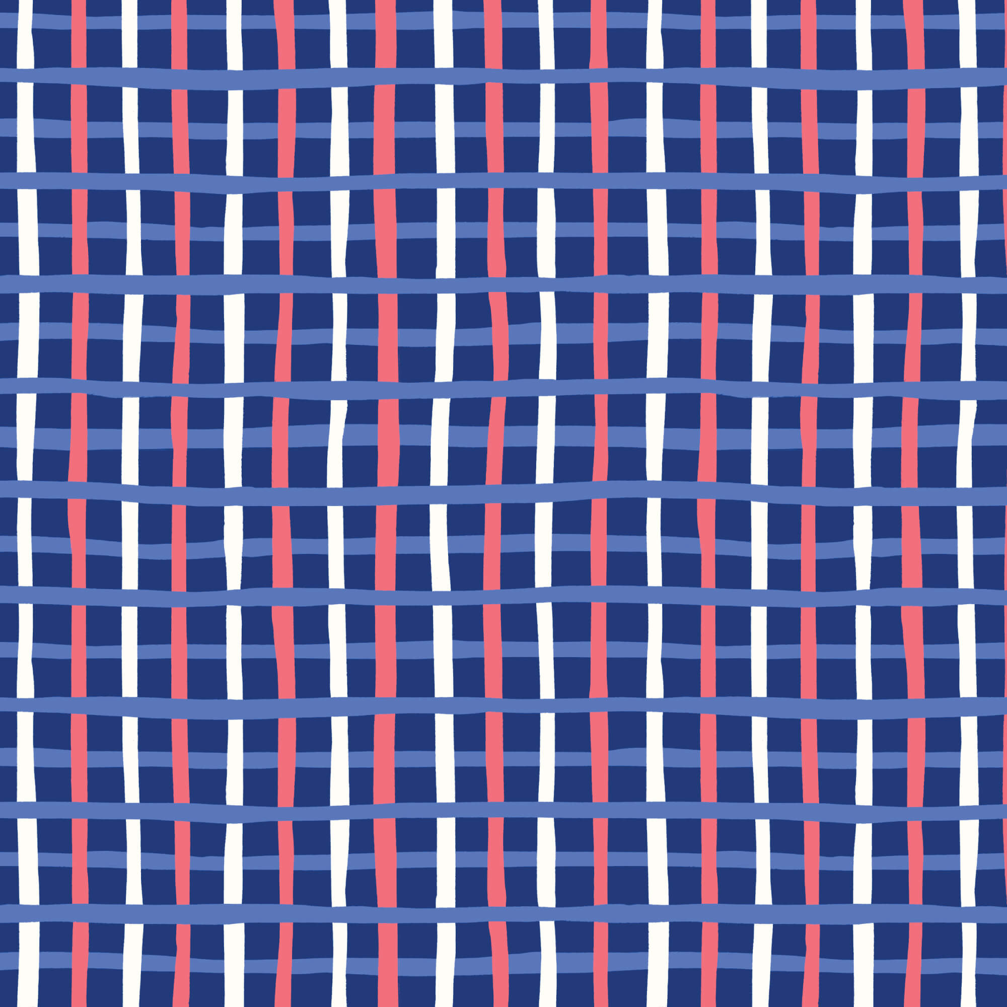 Stars, Stripes & Sun - Patriotic Plaid