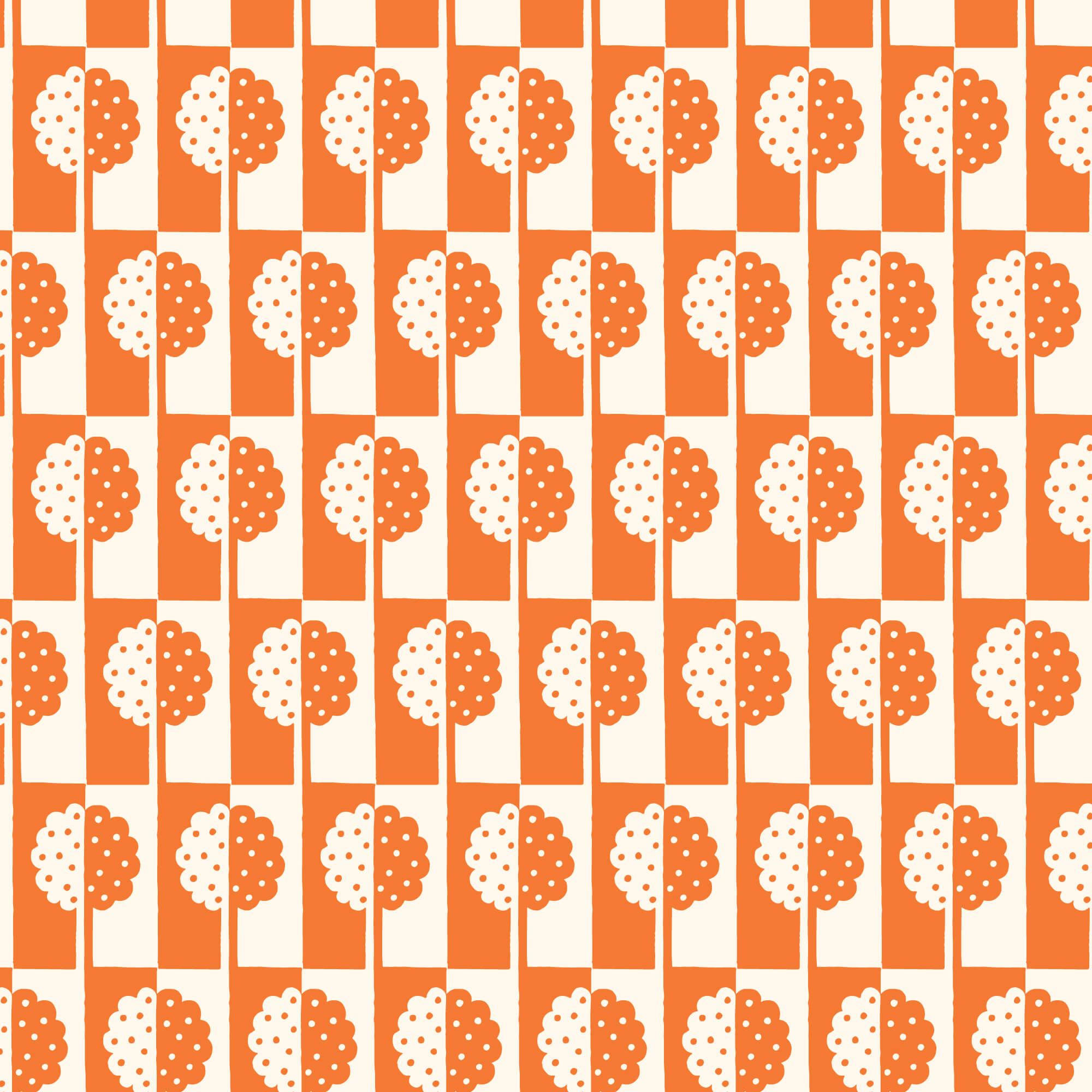 Orchard Deco - Holly Tree - Orange