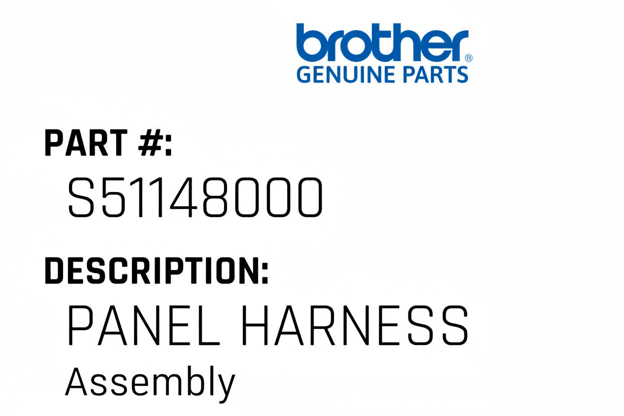 Panel Harness Assembly - Brother #S51148000