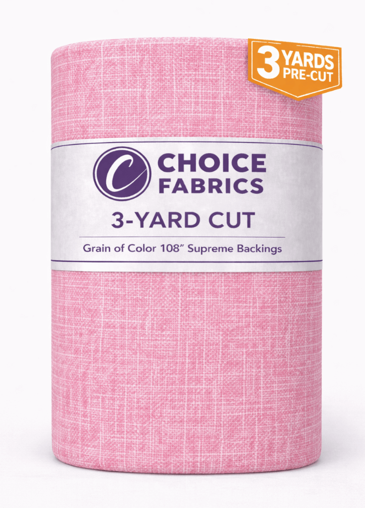 Grain of Color 108" Supreme Backings - Light Pink (3-Yard Pack)