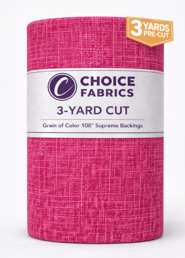 Grain of Color 108" Supreme Backings - Pink (3-Yard Pack)