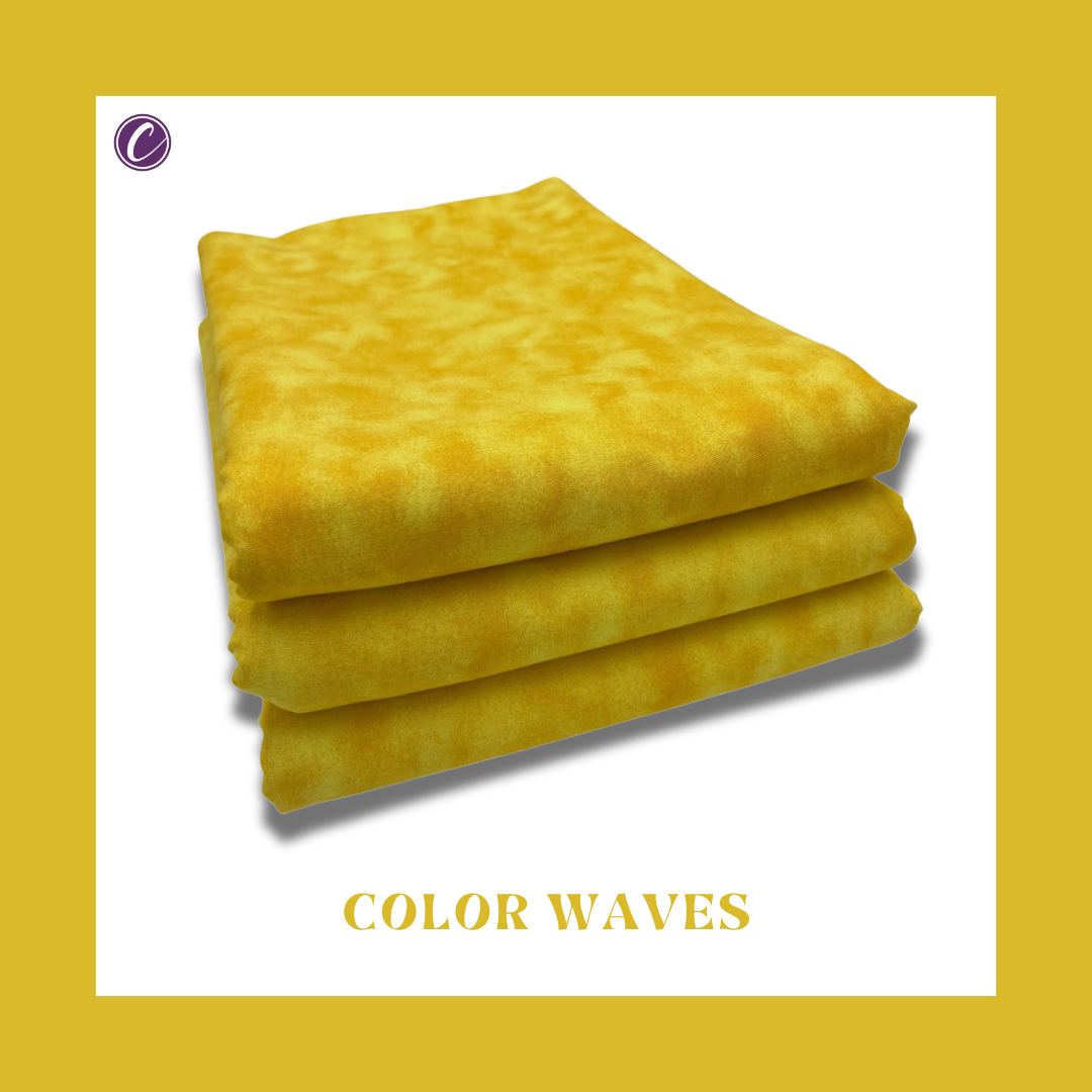 Color Waves 108" Supreme Backings - Yellow