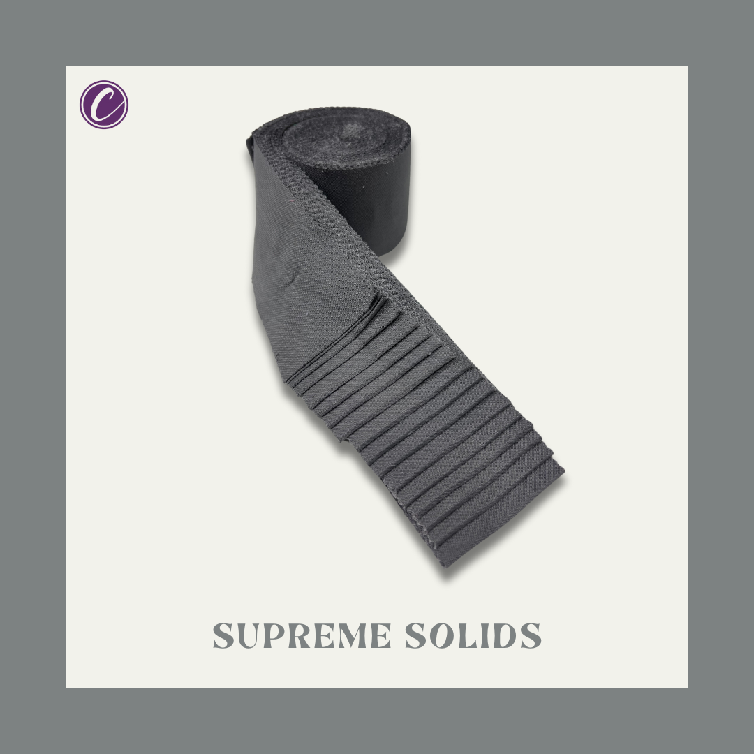Supreme Solids - 2.5" Roll - Light Ash Grey (20 cuts)