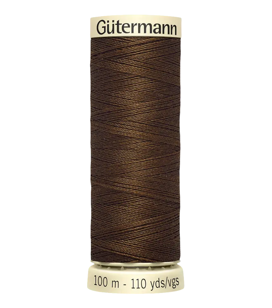 Gütermann Sew All Poly - 589 Coffee Bean - 110yds