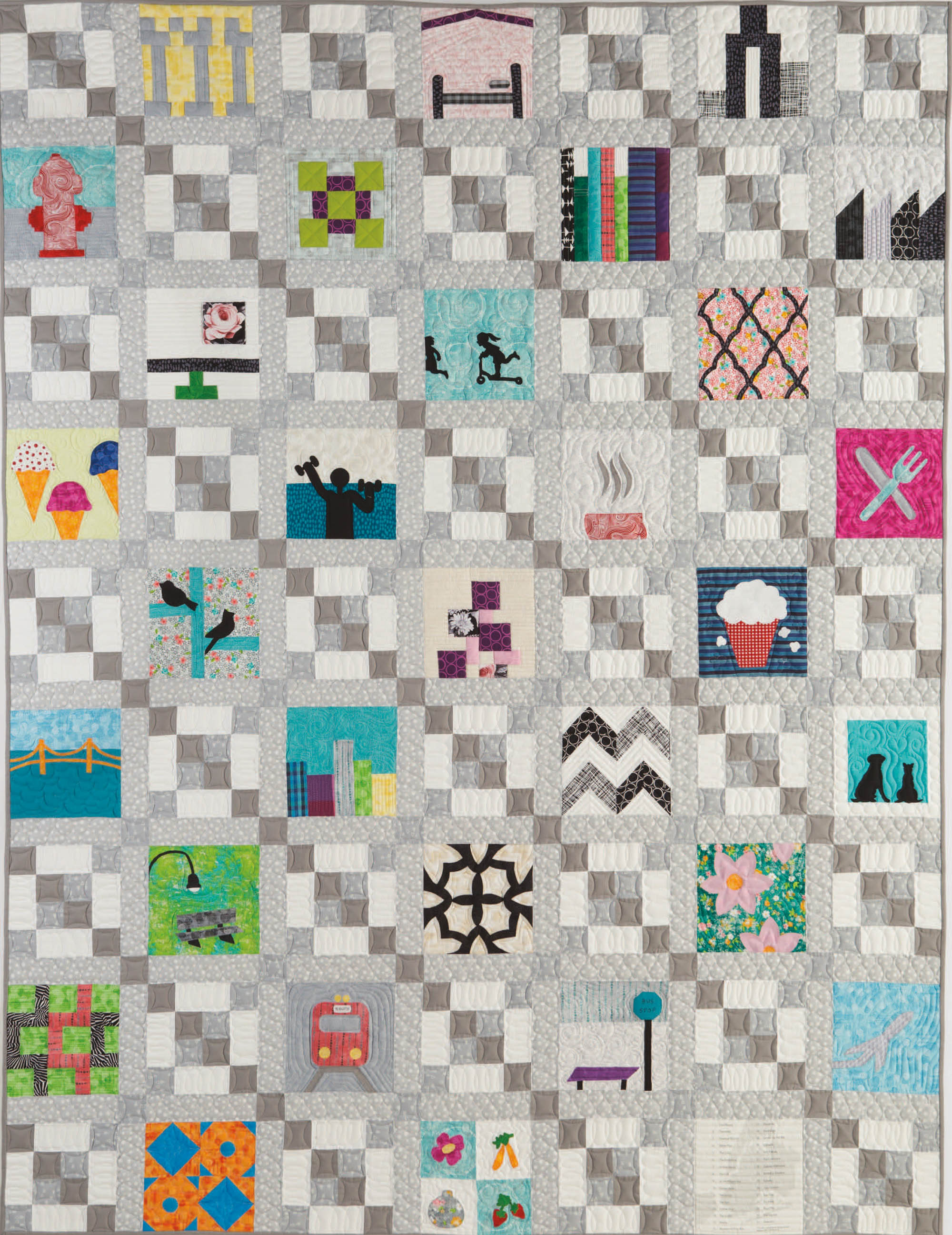 City Blocks—32 Pieced and Applique Blocks Portraying City Life