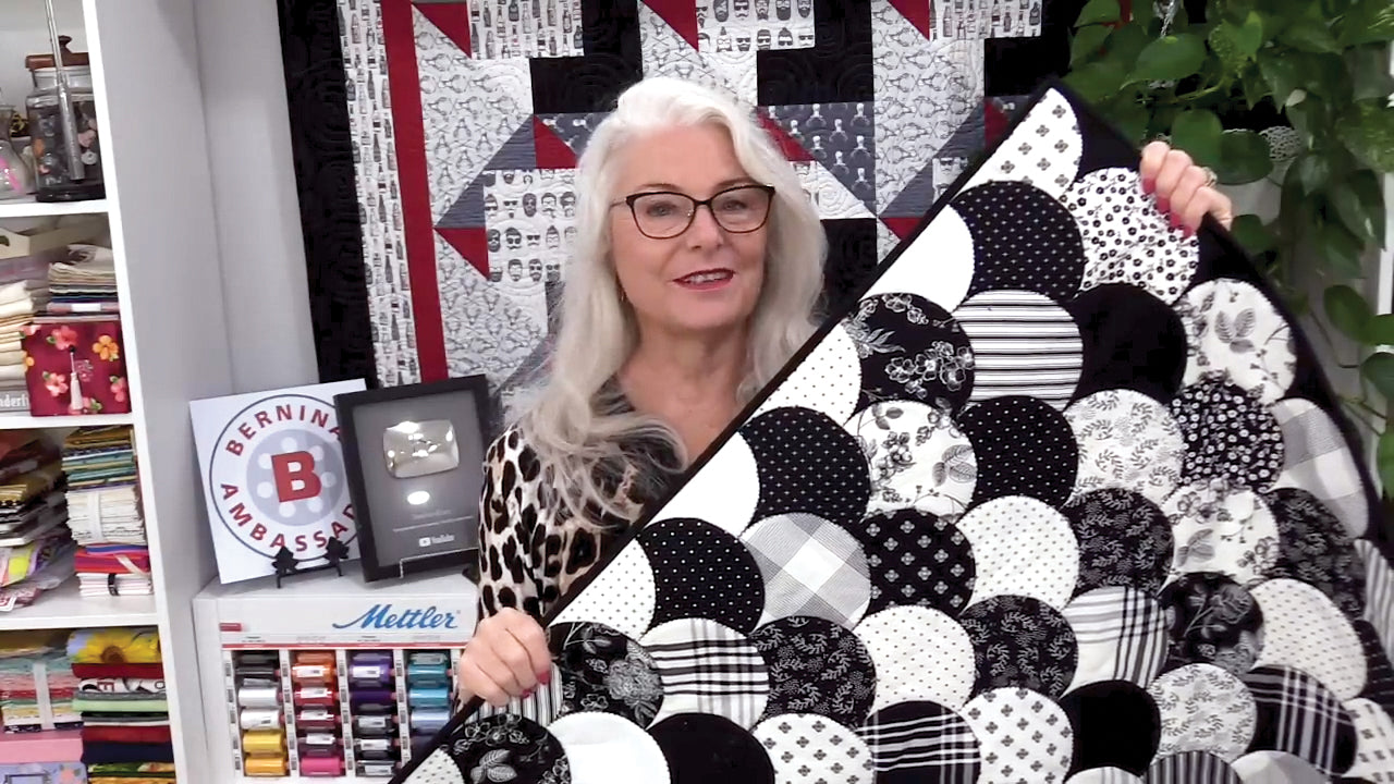 Sew Very Easy Quilt-As-You-Go Clamshells