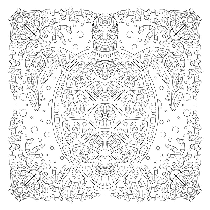 My Ocean Mandala Coloring Book