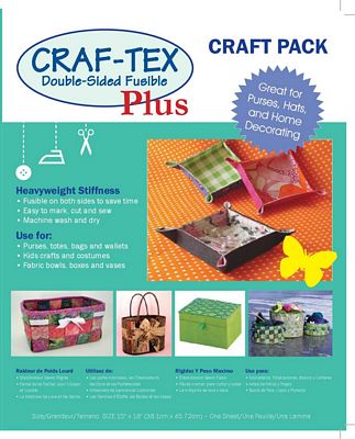 Bosal Craf-Tex Plus Double-Sided Fusible Stabilizer 15 x 18 in