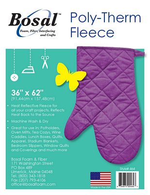 Bosal Poly-Therm Reflective Fleece 36 x 62 in