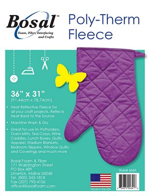 Bosal Poly-Therm Reflective Fleece 31 x 36 in