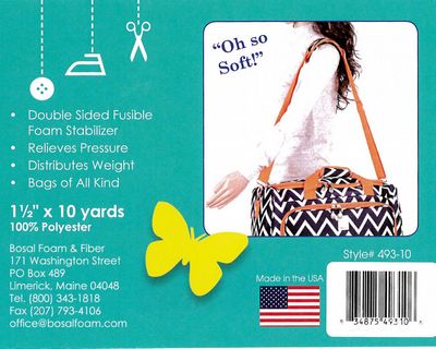 Bosal In-R-Form Double-Sided Fusible Strap Roll 1.5 in x 10 yd