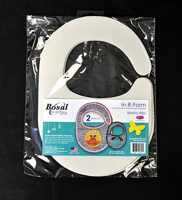 Bosal In-R-Form Plus Fusible Bib Precuts 8 x 11.5 in (2 Pack)