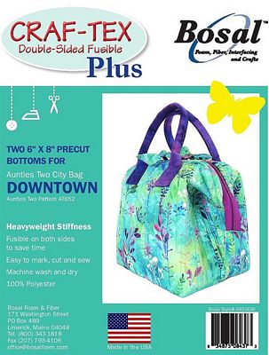 Bosal Craf-Tex Plus Downtown Bag Bottoms 6 x 8 in (2 Pack)