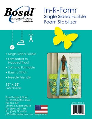Bosal In-R-Form Single-Sided Fusible Foam 18 x 58 in