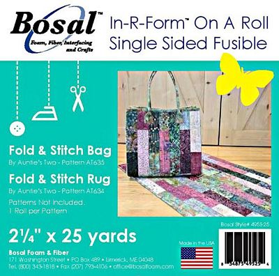 Bosal In-R-Form Single-Sided Fusible Roll 2-1/4 in x 25 yd