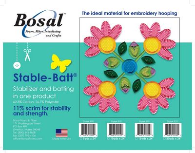 Bosal Stable-Batt Stabilizer Batting 24 in x 5 yd