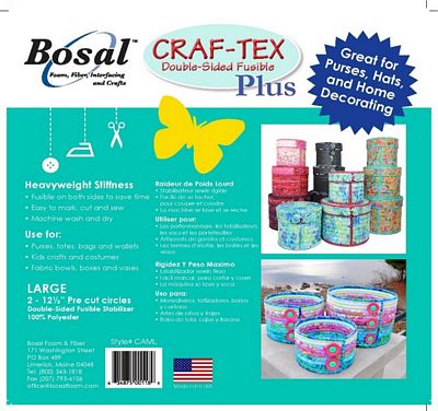 Bosal Craf-Tex Plus Bowl Bottoms - Large (2 Pack)