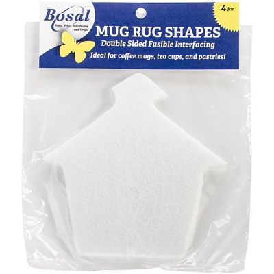 Bosal Craf-Tex Plus Mug Rug Precuts - Schoolhouse (4 Pack)
