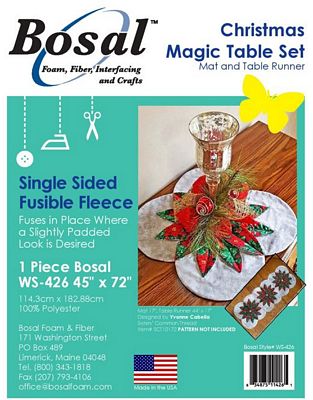 Bosal Fusible Fleece 45 x 72 in - Single-Sided