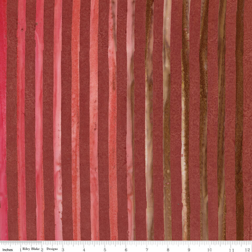 Elementals Batiks - Get in Line - Cinnamon Grove (3-Yard Pack)