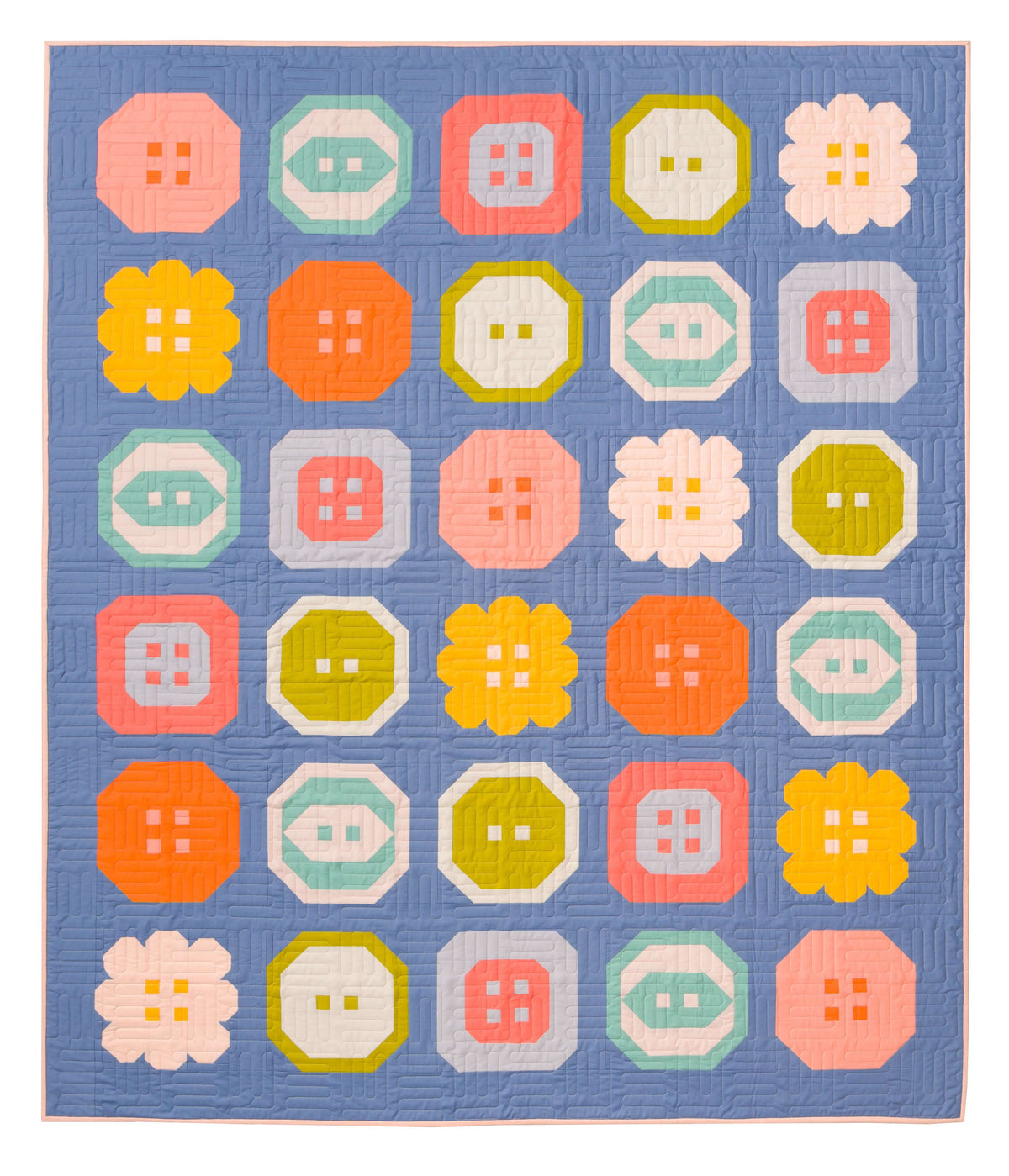 Buttoned Up Quilt Pattern