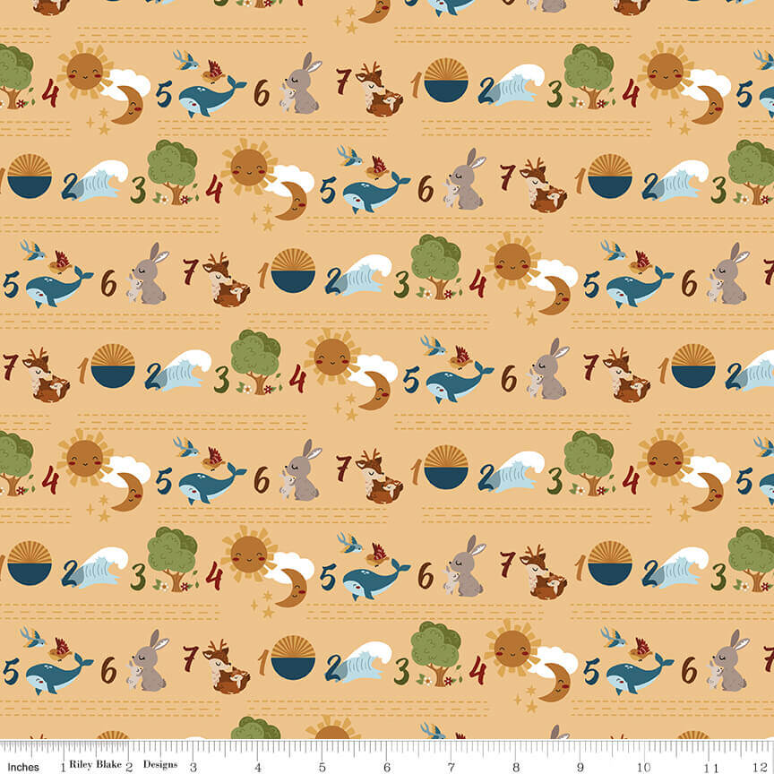 Created with Love - Seven Days - Sunshine (3-Yard Pack)