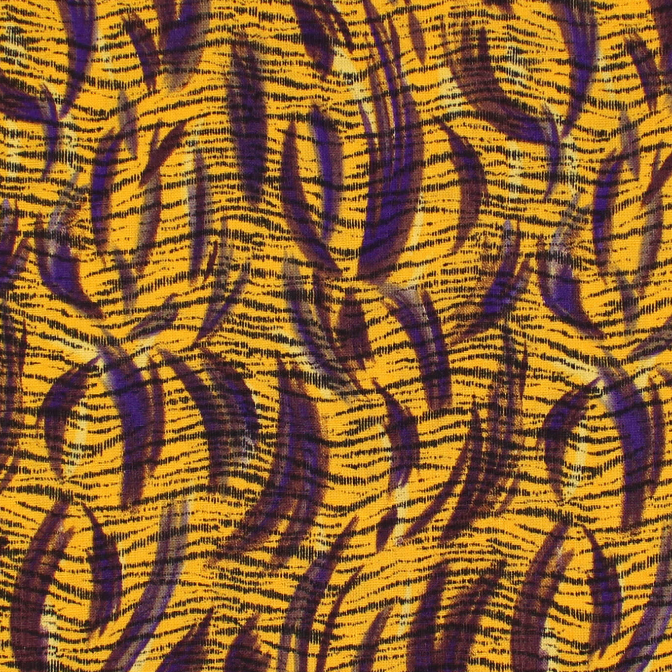 Tiger Stripes - Purple & Gold (3-Yard Pack)