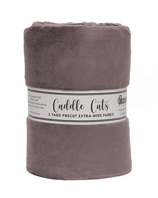 Solid Cuddle Wideback 3 Yard Cut - Charcoal